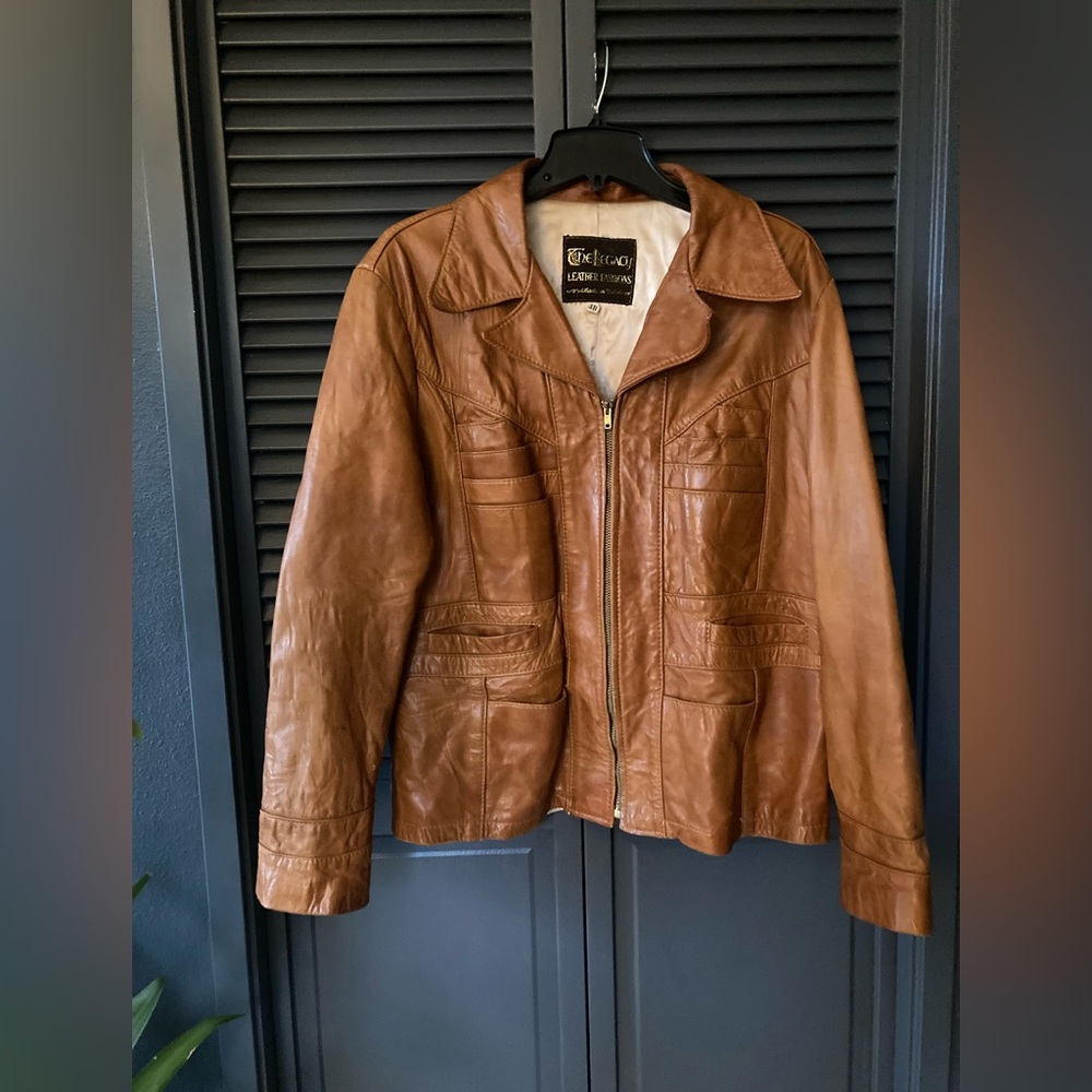 Vintage leather jacket - Picture 1 of 16
